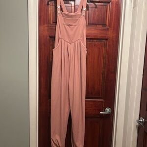 HALARA Dusty Rose Utility Jumpsuit